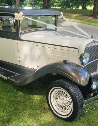 ‘Belle’ 1930’s style Brenchley Convertible Wedding Car Hire