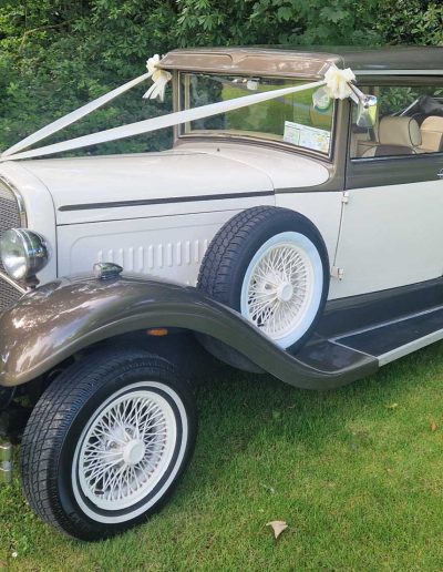 ‘Belle’ 1930’s style Brenchley Convertible Wedding Car Hire