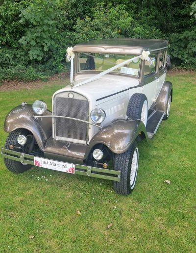 ‘Belle’ 1930’s style Brenchley Convertible Wedding Car Hire