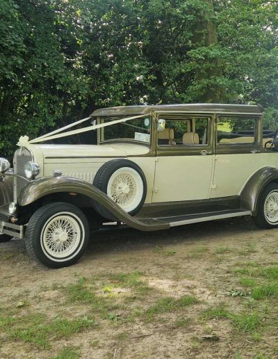 ‘Belle’ 1930’s style Brenchley Convertible Wedding Car Hire