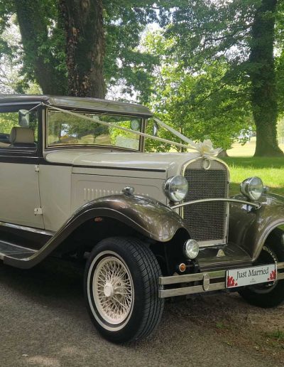 ‘Belle’ 1930’s style Brenchley Convertible Wedding Car Hire