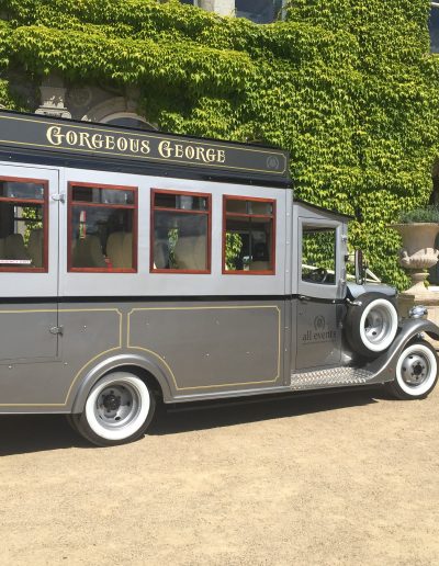 Gorgeous George – Vintage Asquith Bus - Wedding Car All Events