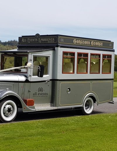 Gorgeous George – Vintage Asquith Bus - Wedding Car All Events