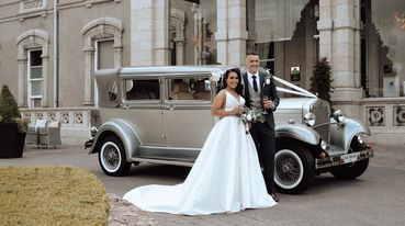 vintage wedding car waterford